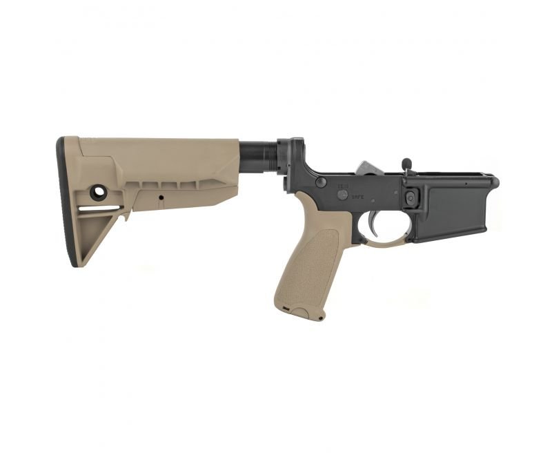 Bravo-Company-BCM-Complete-Lower-LRG-STK-MOD-0-SPMD-FDE-812526022028.jpg Bravo Company BCM Complete Lower Flat Dark Earth 5.56 NATO / .223 Rem - Image 1