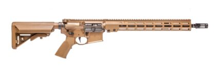GEISSELE AUTOMATICS SUPER DUTY DESERT DIRT 5.56 16" BARREL SEMI-AUTOMATIC B5 ENHANCED SOPMOD STOCK GEISSELE RIFLE GRIP GRIP