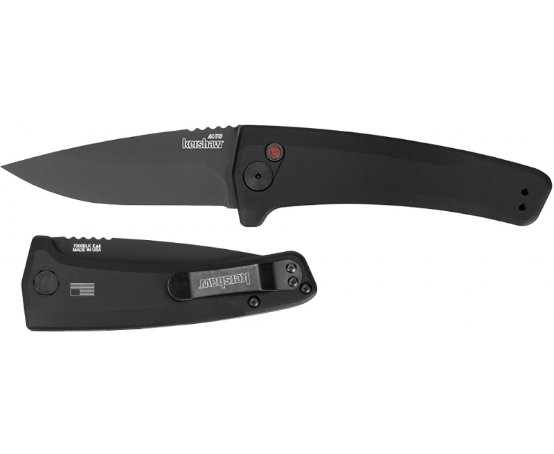 Kershaw-Launch-3-7300BLK-087171039558.jpg.png Kershaw Launch 3 Automatic Knife 3.4-inch Blade W/ Push Button Open - Image 1
