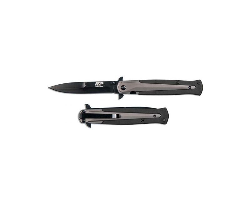 Smith-and-Wesson-M-P-Shield-Dagger-Folding-Knife-MP301-661120413974.jpg.jpg Smith & Wesson MP301 M&P Shield Dagger Folding Knife 4-inch Blade - Image 1