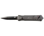 Smith and Wesson OTF Knife Grey - 3.5" Plain Dagger Blade