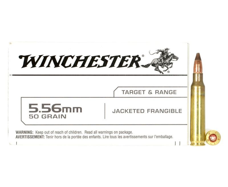 Winchester-Ammunition-Target-and-Range-Jacketed-Frangible-USA556JF-020892219816-1.jpg-1.jpg Winchester Ammunition Target and Range Jacketed Frangible 5.56 50gr 20rds - Image 1
