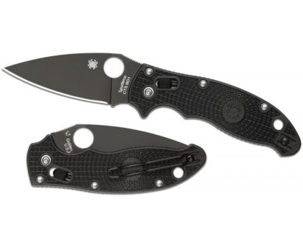 Spyderco Manix 2 Lightweight Folding Knife - 3.37" Plain Drop Point Blade