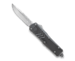 CobraTec Knives FS-X Gray OTF Knife - 2.75" Plain Drop Point Blade