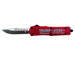 CobraTec Knives FS-3 "Trump 2020" OTF Knife - 3" Plain Drop Point Blade