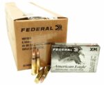223 5.56x45 Ammo 55gr FMJ Federal American Eagle (XM193X) 500 Round Case